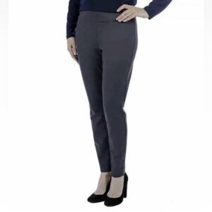 New Mr. Max Dark Gray Hollywood Slim Leg Ponte Stretch Pants Size XL bin 3L 3K